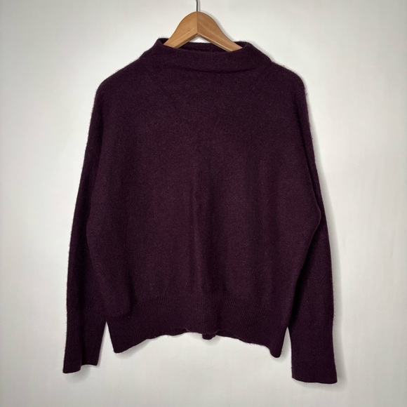 The Reset R Label Funnel Neck pull-over in Plum size Medium - Picture 5 of 11